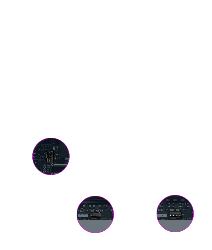 position of 4-pin PWM/DC Fan Header