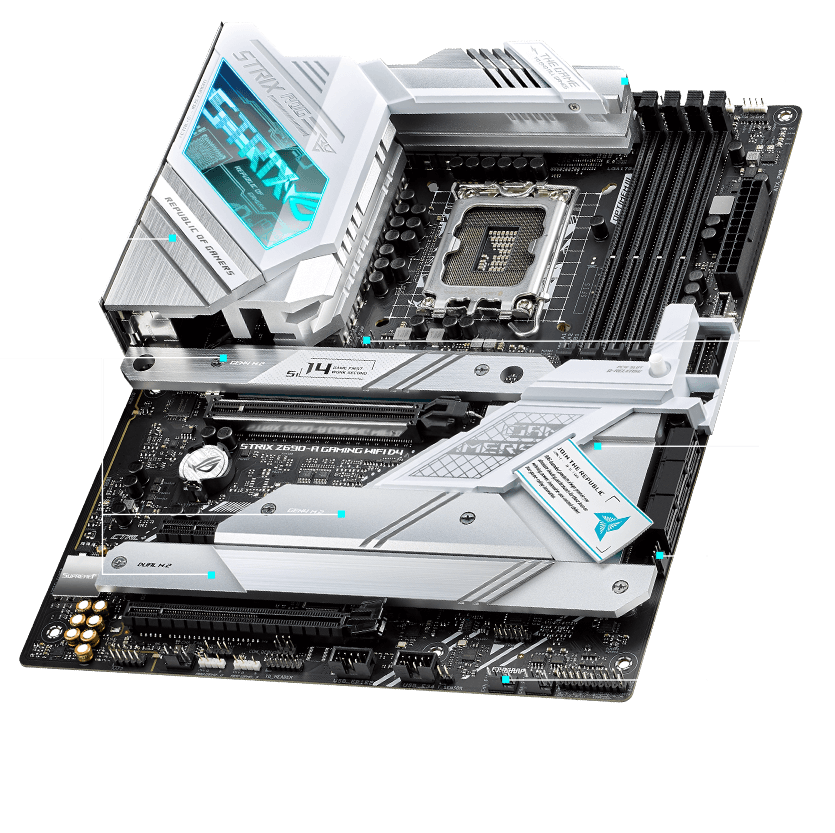 ROG Strix Z690-A Gaming WiFi D4 全方位散熱規格