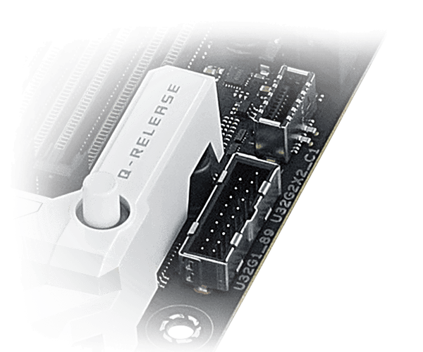 Strix Z790-A 配備 USB 3.2 Gen 2x2 前面板連接器，支援 30W 的充電。