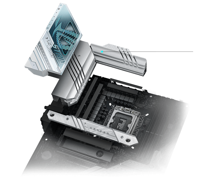Strix Z790-A VRM 散熱設計配置