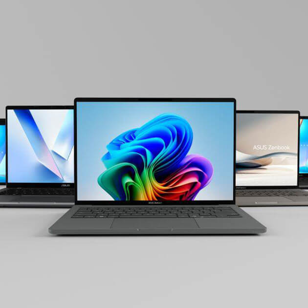 this icon is Discover the Copilot+ PCs from ASUS