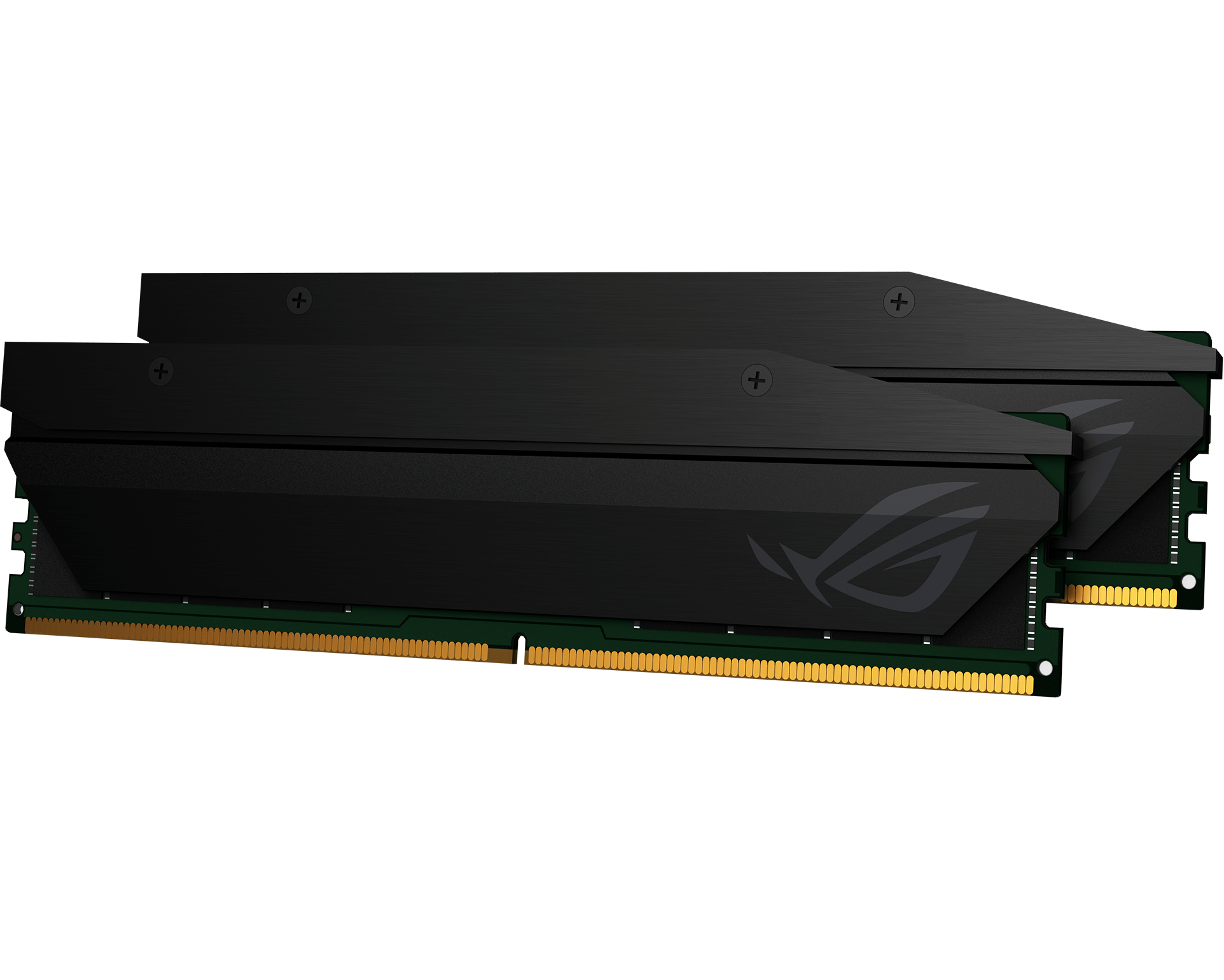 An internal view of the ROG G1000 highlighting key components. The central focus is the RAM.