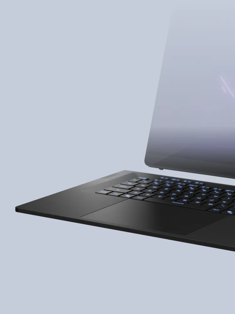 the bluetooth keyboard of the Zephyrus Duo detached