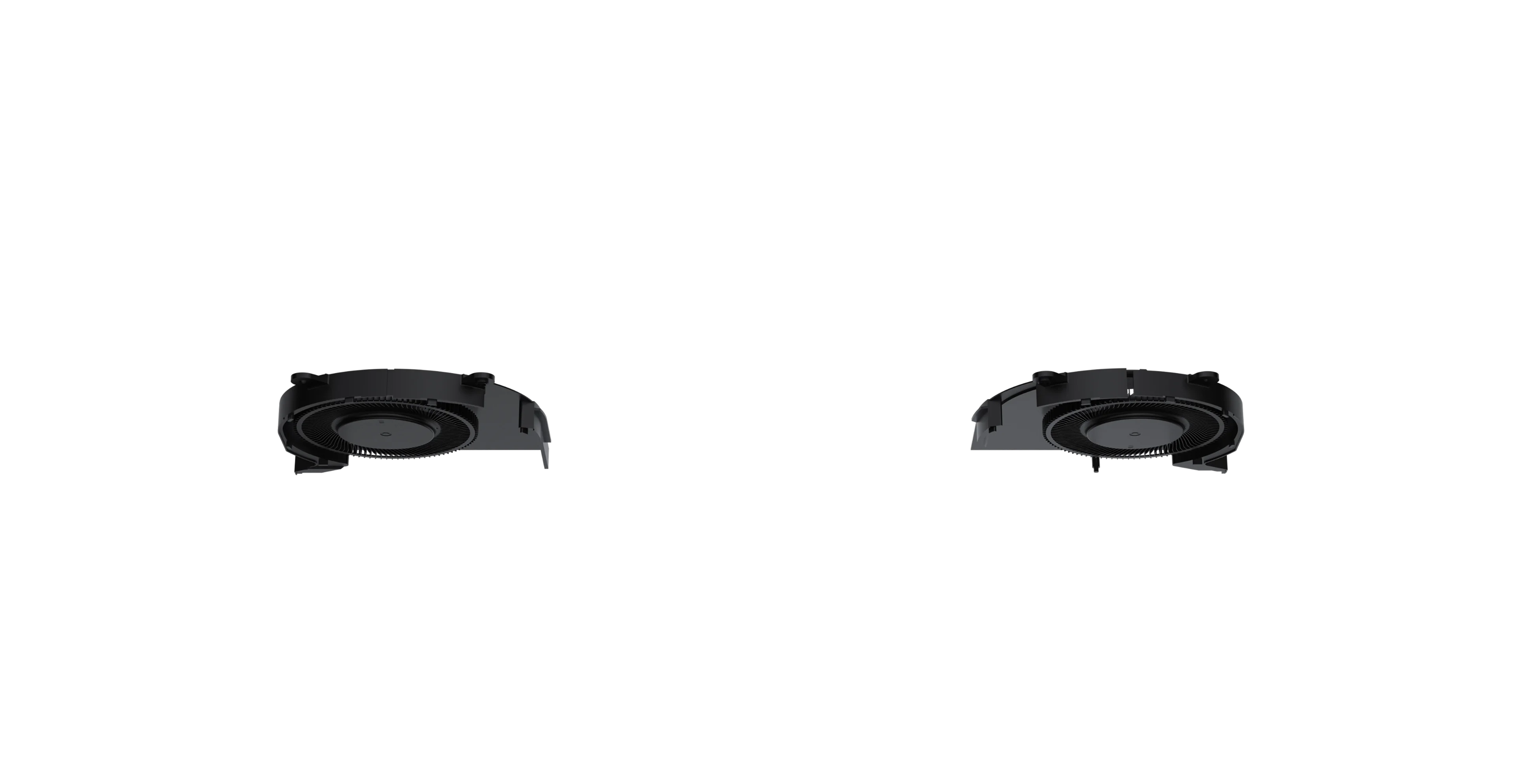 Dual fans