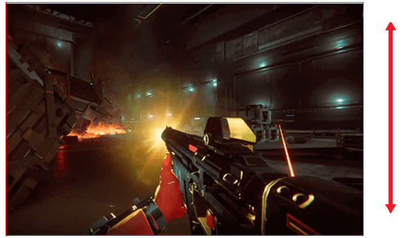 Video of an FPS game