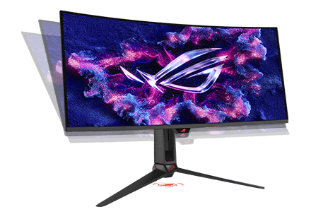 The XG34WCDN offers tilt adjustments.