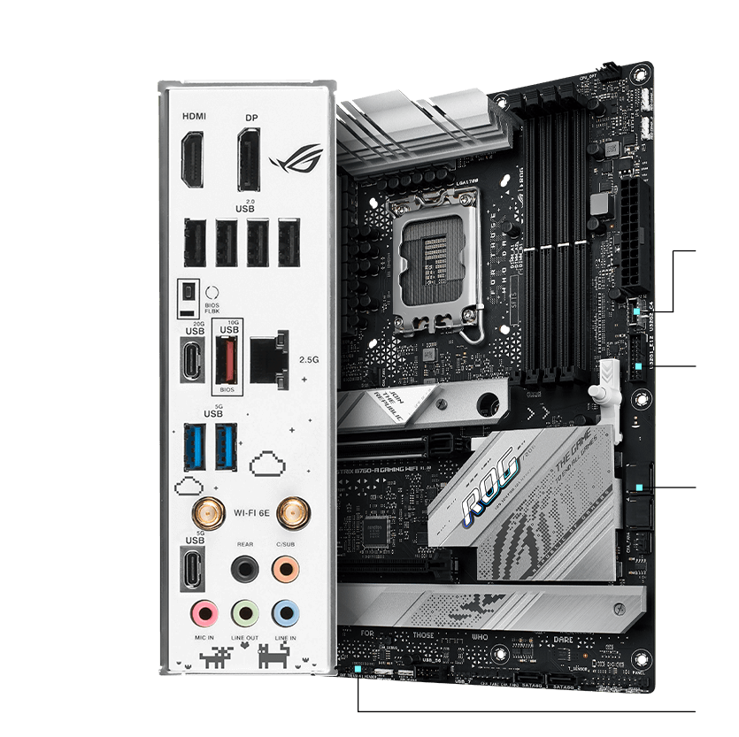 Strix B760-A Konnektivität Spezifikationen