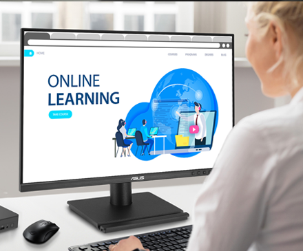 ASUS BE27AQG monitor is suitable for distance learning