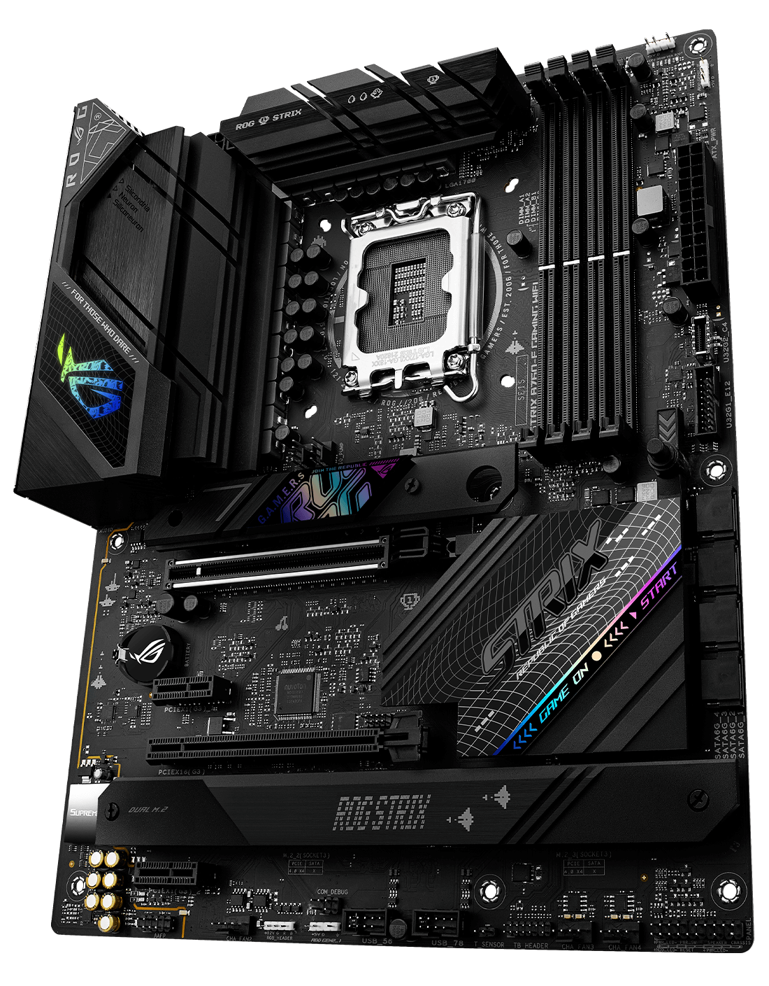 Strix B760-F M.2 & expansion slot layout