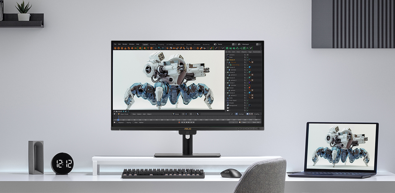 ProArt monitors with LuxPixel coating.