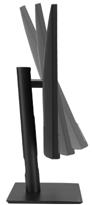 Image showing the tilt adjustment angles of ProArt Display