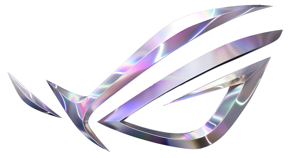 ROG logo overlaid on a digital globe background.