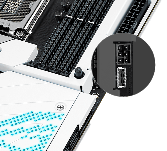 The ROG Maximus Z690 Formula motherboard features USB 3.2 Gen 2x2 Type-C® Front-Panel Connector with Quick Charge 4+