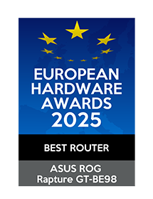 2025 European Hardware Awards winner logo.