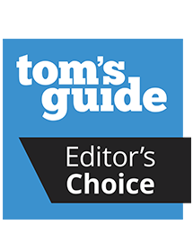 Tom's Guide editor's choice award winner logo.