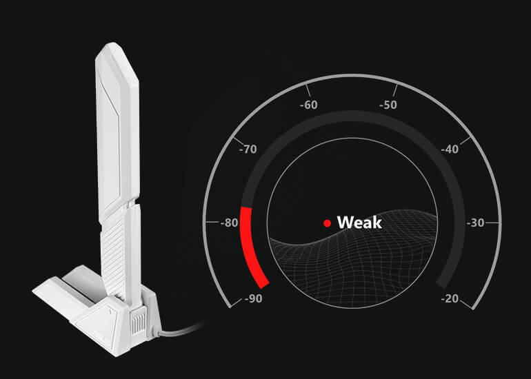 ASUS WiFi Q-Antenna avec mode de v&eacute;rification rapide