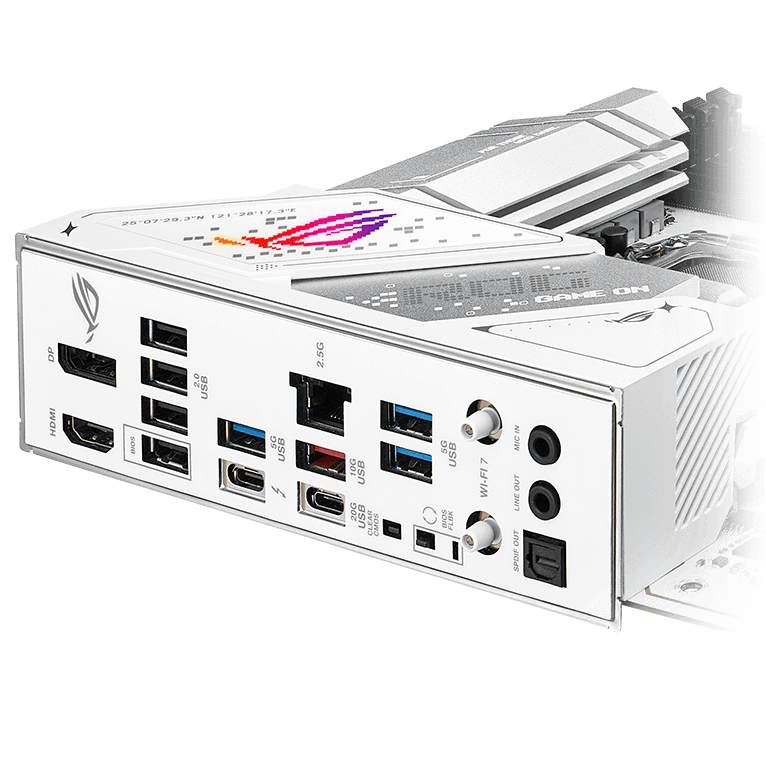 Strix  B860-G 配備雙 USB4® 連接埠