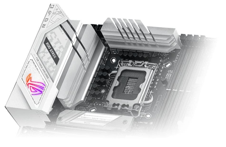 Strix B760-G power design layout