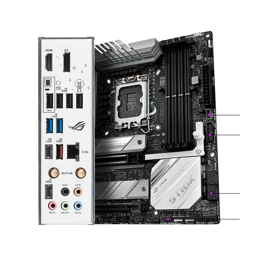 Strix B760-G connectivity specifications