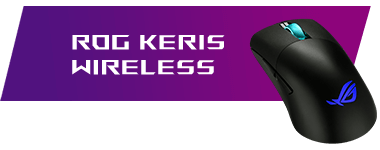ROG Keris Wireless, top angled view