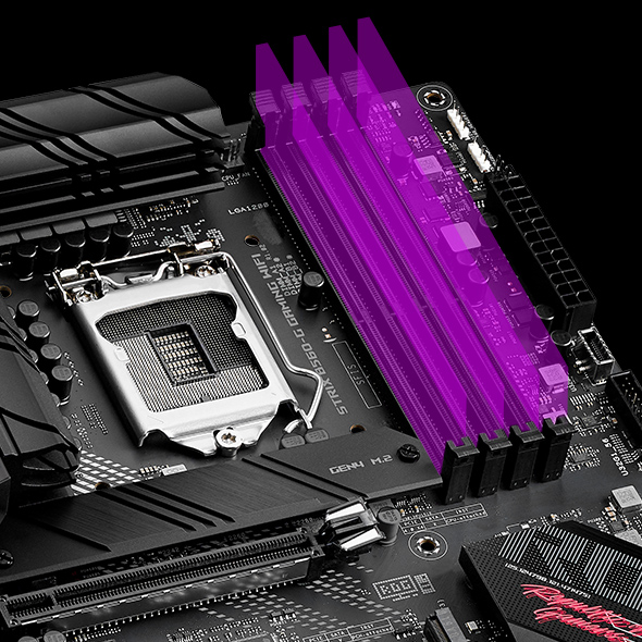 ROG Strix B560-G Gaming WiFi features Optimem II