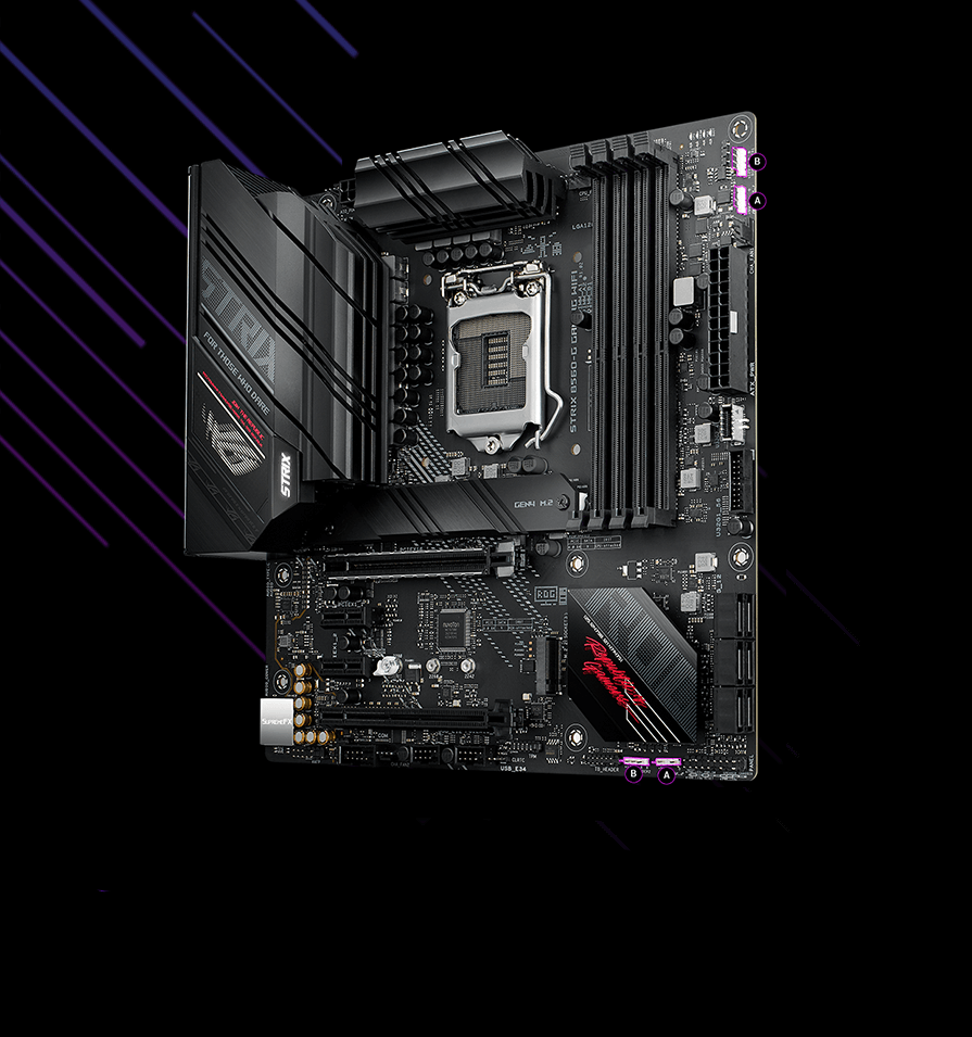 ROG Strix B560-G Gaming WiFi Aura Sync description