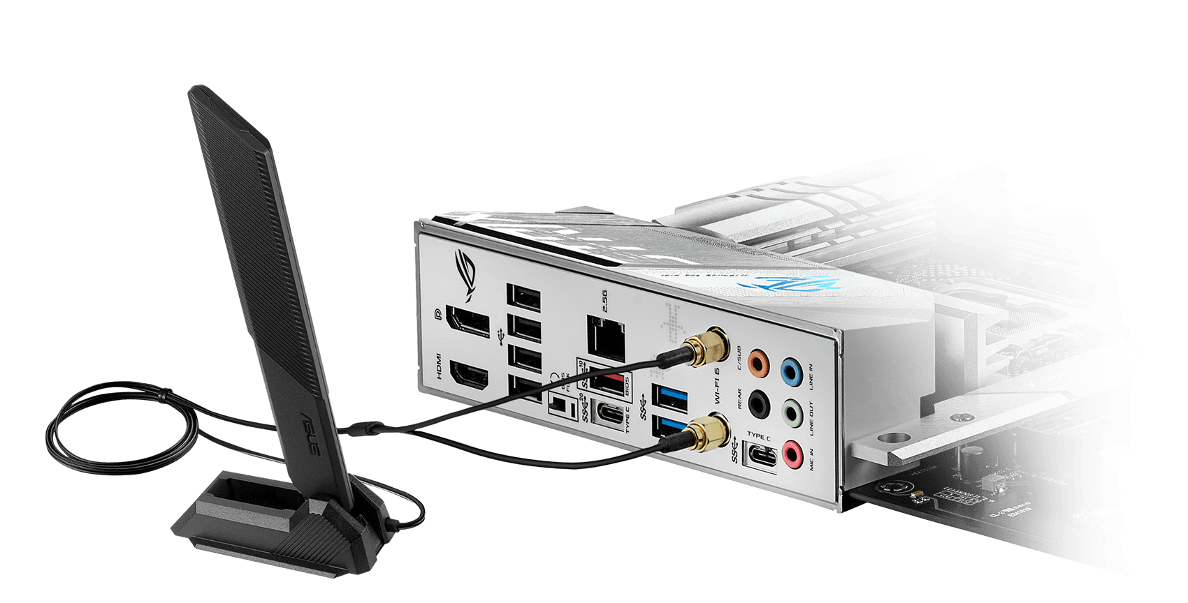 ROG Strix B660-A Gaming WiFi features WiFi 6, along with 2.5 Gb Ethernet.