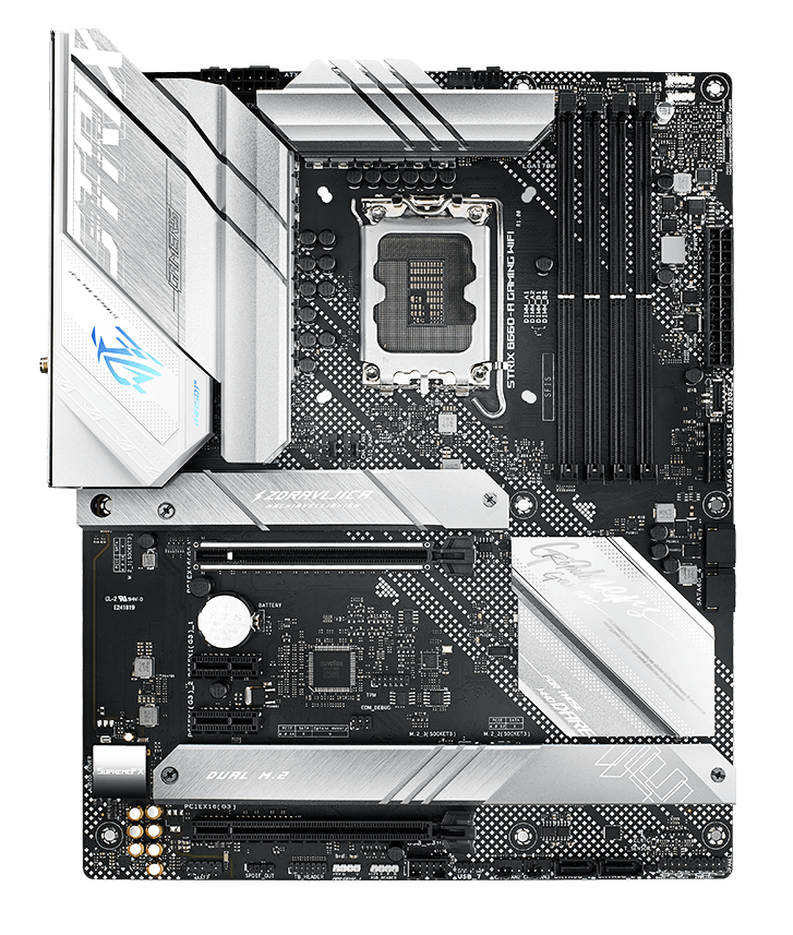 ROG Strix B660-A Gaming WiFi features upgraded cooling solution