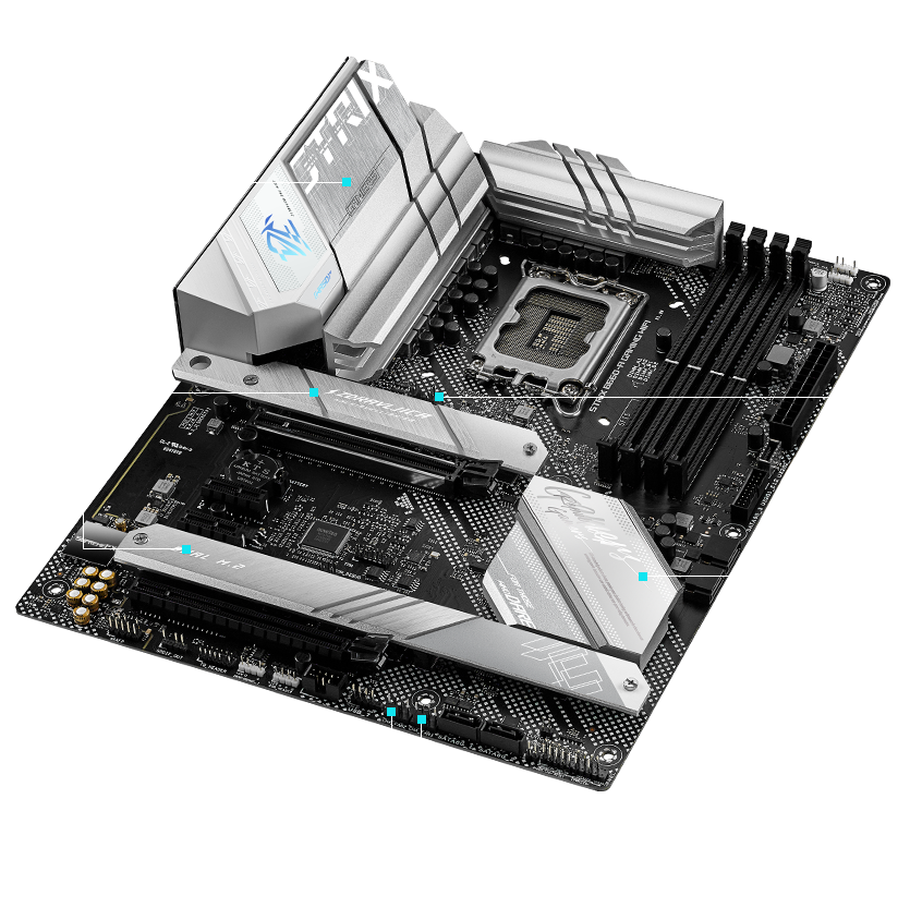 ROG Strix B660-A Gaming WiFi Cooling specs