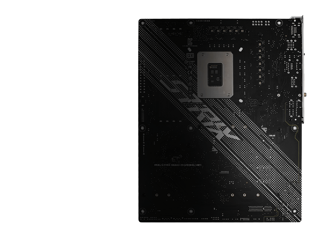 ROG Strix B660-A Gaming back view