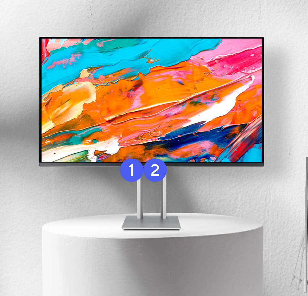 ProArt Display PA27UCDMR with Ambient and Proximity Light Sensors for optimal viewing comfort.