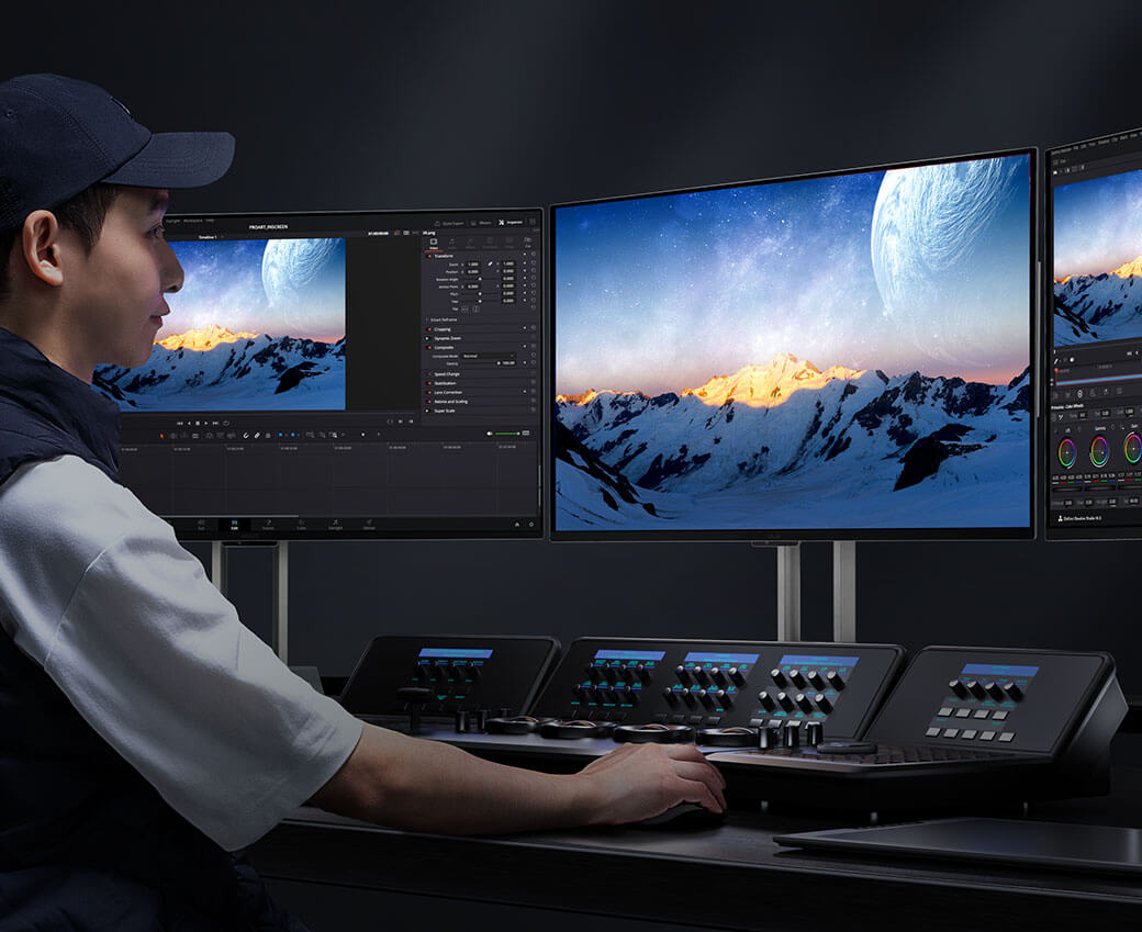 ASUS ProArt Display setup for professional HDR content creation, supporting multiple HDR formats for stunning visuals.