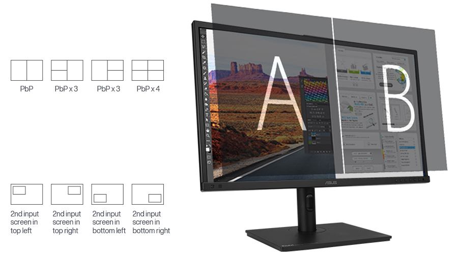 Cable management clips on the back side of ProArt Display PA27DCE.