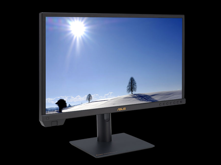 ProArt Display shows high contrast image.
