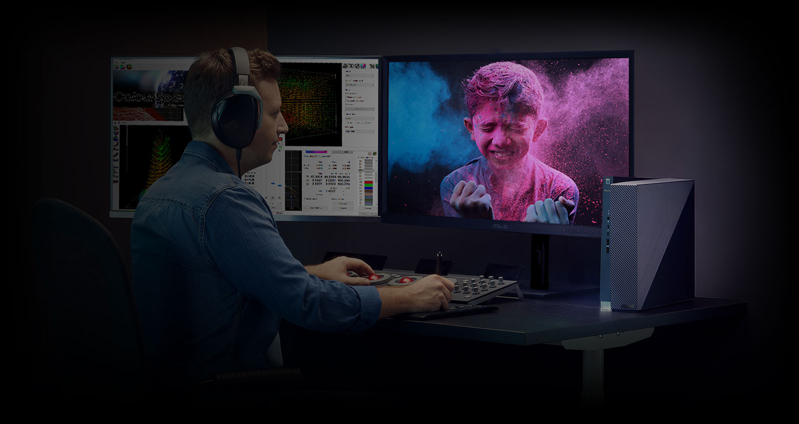 ProArt display is compatible with most major calibrators and seamless compatible with Calman and Light Illusion ColourSpace CMS