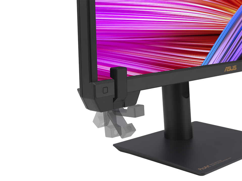 To demonstrate embedded colorimeter move into place