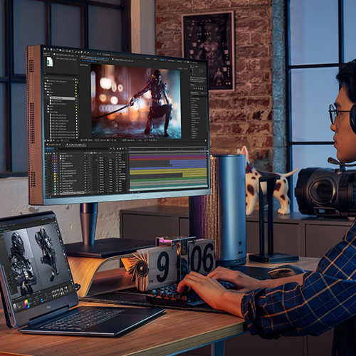 The graphic with the concept of the How to Set Up a Perfect Creator Laptop Workstation