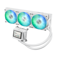MAX Gaming LC 360 ARGB LCD White Edition